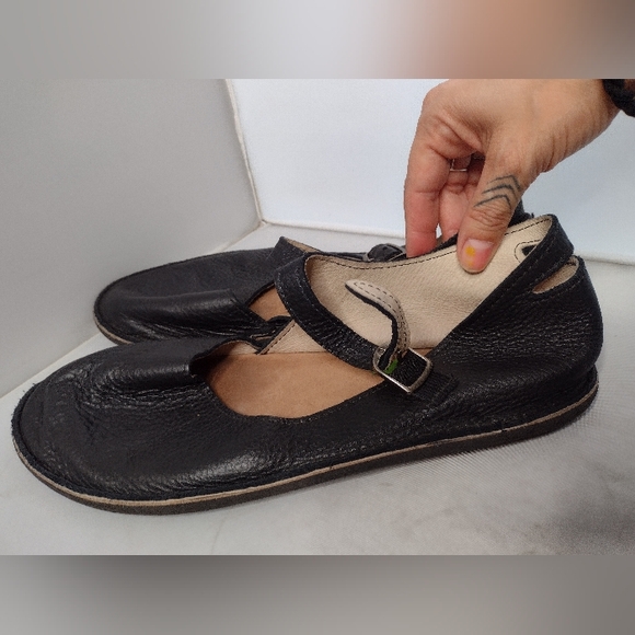 Soft Star Shoes Mary Janes Black Barefoot Size 11 Comfort Minimalist Leather G - Picture 3 of 5